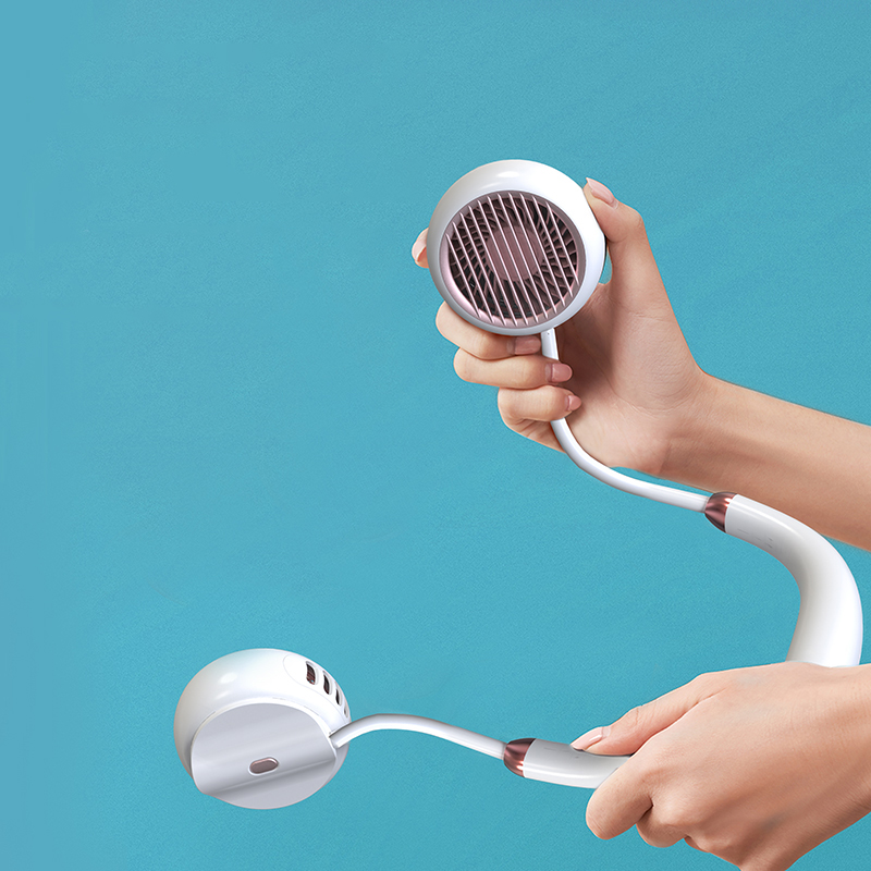 Portable neck fan precautions and safety hazards